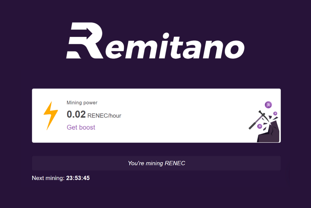 Remitano RENEC Cloud Mining